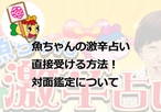 魚ちゃんの占いを直接受ける方法!対面鑑定は可能なの?